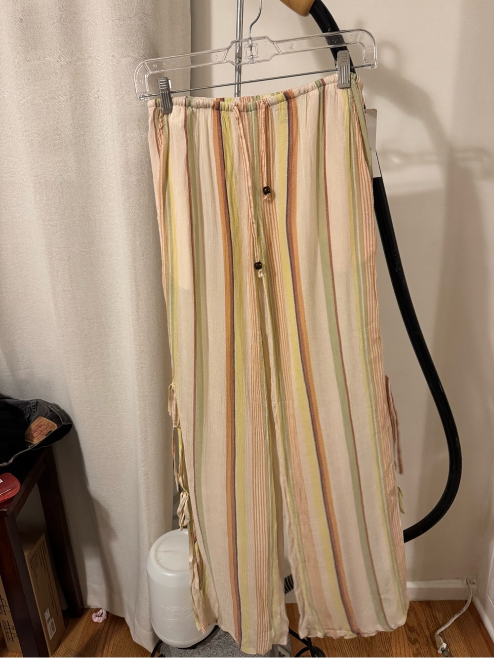 NWT- Urban Outfitters Out From Under Seaside Side-Tie Wide-Leg Pant- XXS - Picture 4 of 6